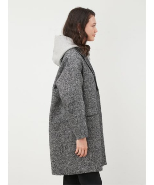 「Mila Owen」 チェスターコート 0 ブラウン レディース_画像4