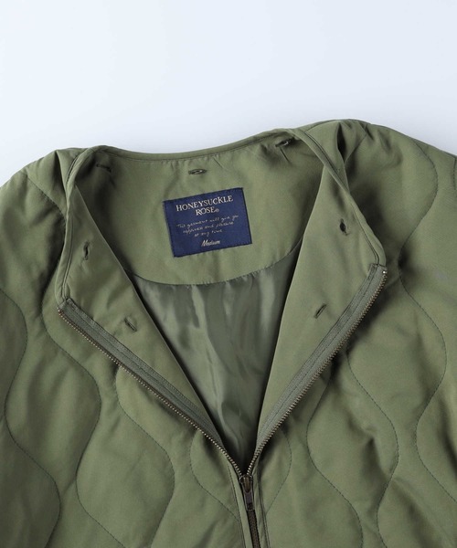 「HONEYSUCKLE ROSE」 ブルゾン L カーキブラウン レディース_画像7