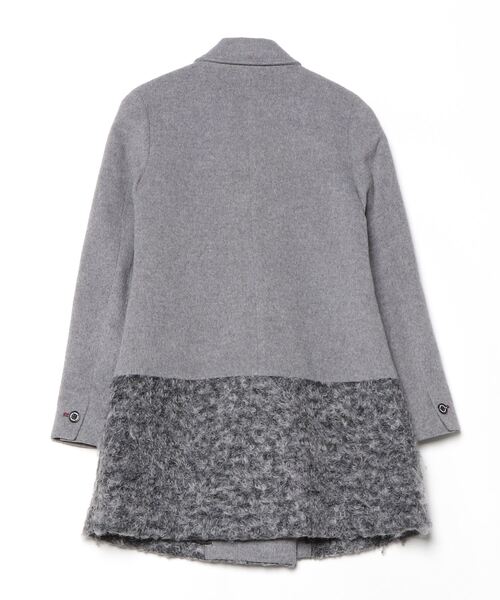 「GUILD PRIME」 チェスターコート 34 グレー レディース_画像2