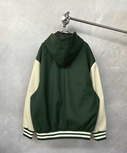 「Beno」 スタジャン M マスタード メンズの画像6