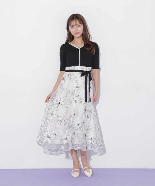 JILL by JILLSTUART ドッキングAラインワンピース JILL by JILL STUART（ジルバイジルスチュアート）の