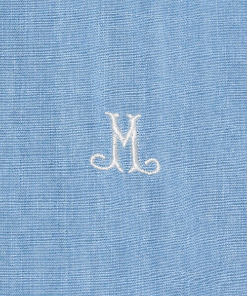 17日まで出品 MACPHEE デニムシャンブレーシャツ　ライトブルー MACPHEE（マカフィー） ブラウス シャツ デニムシャンブレー