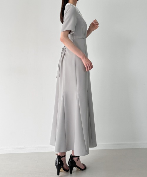 ハンドメイド　ワンピース　レア生地　90cm レースワンピース レディース ミディ丈ワンピース[品番
