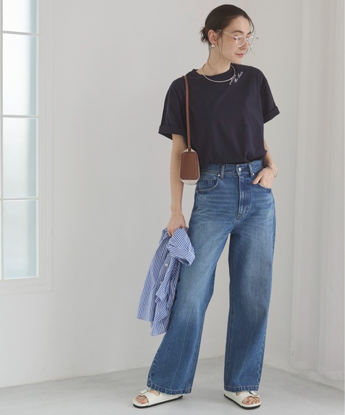 未使用T-Angie ANGIE tシャツ 刺繍 ロゴ Tシャツ (半袖） レディース