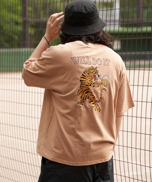 NO NEED（ノーニード） tシャツ トラ刺繍Tシャツ メンズ : ZOZOTOWN