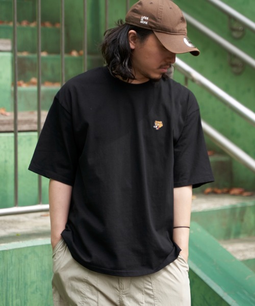 NO NEED tシャツ トラ刺繍Tシャツ メンズ : ZOZOTOWN Yahoo!店