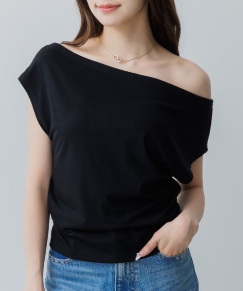 【大特価!!】 tシャツ tops（ワンショルダートップス shoulder one トップス