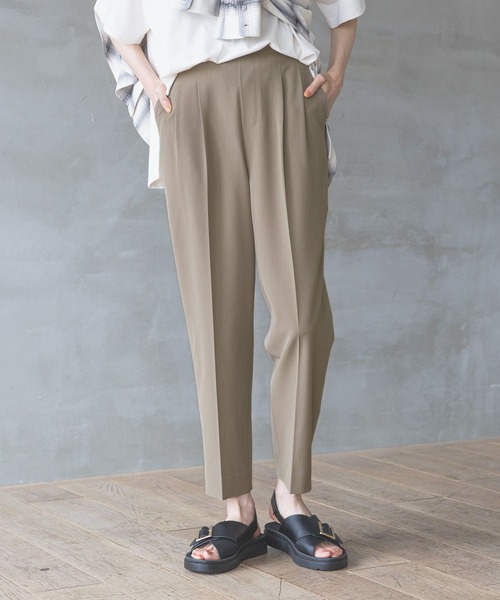 パンツ ウツクシルエットDRYテーパードパンツ/289056 レディース | GLOBAL WORK | 04