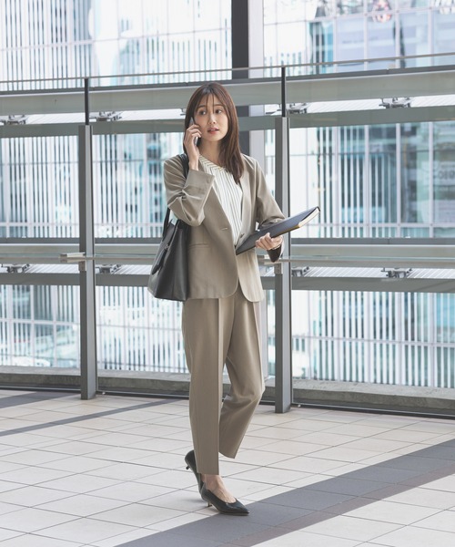 パンツ ウツクシルエットDRYテーパードパンツ/289056 レディース | GLOBAL WORK | 13