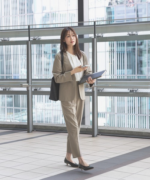 パンツ ウツクシルエットDRYテーパードパンツ/289056 レディース | GLOBAL WORK | 14