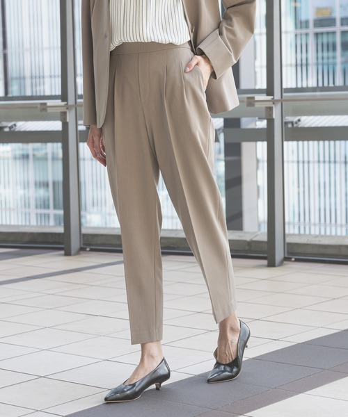 パンツ ウツクシルエットDRYテーパードパンツ/289056 レディース | GLOBAL WORK | 18