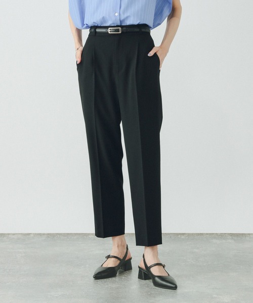 パンツ ウツクシルエットDRYテーパードパンツ/289056 レディース | GLOBAL WORK | 26