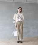 パンツ ウツクシルエットDRYテーパードパンツ...の詳細画像3