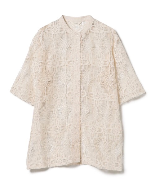 BEAMS HEART ブラウス シャツ レース レディース : ZOZOTOWN
