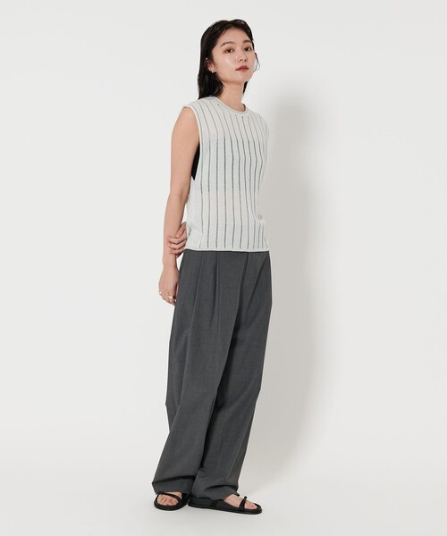 ニット セーター 「MARW UNITED ARROWS」シアー ストライプ ニット レディース MARW UNITED ARROWS ニット セーター 「MARW ARROWS」シアー