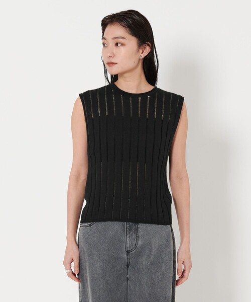 ニット セーター 「MARW UNITED ARROWS」シアー ストライプ ニット レディース MARW UNITED ARROWS ニット セーター 「MARW ARROWS」シアー