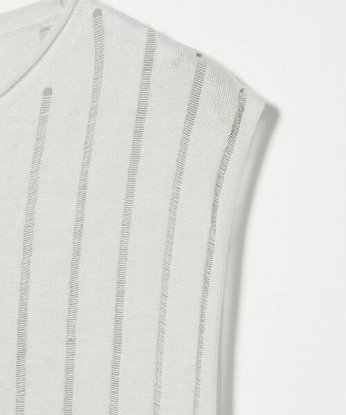 ニット セーター 「MARW UNITED ARROWS」シアー ストライプ ニット レディース MARW UNITED ARROWS ニット セーター 「MARW ARROWS」シアー