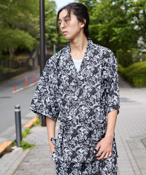 WEGO（ウィゴー） 甚平 浴衣 WEGO/「3点セット」甚平 メンズ