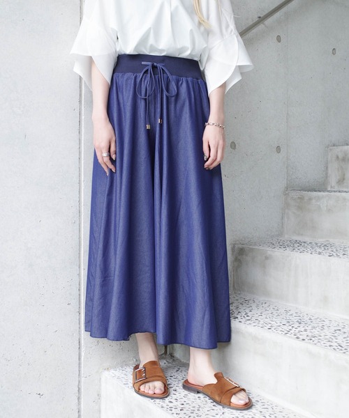 アイレネ - IRENE | Droopits Belt Denim Skirt-Black-34の通販