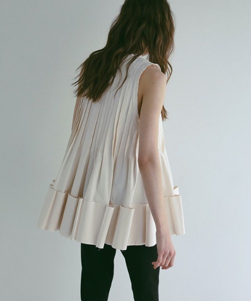 ETRE タックフレアペプラムブラウス ETRE TOKYO（エトレトウキョウ） ブラウス シャツ タックフレア