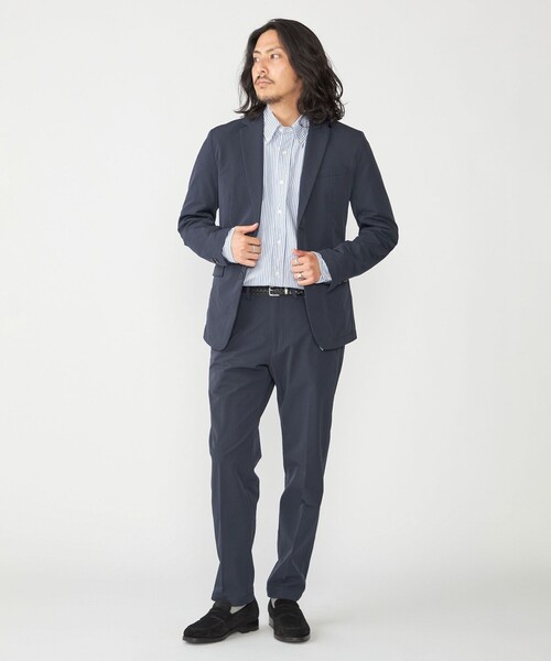 美品　シップス　セットアップ　ジャケット&パンツ シップス SHIPS *SHIPS:〈手洗い可能〉ウールライク テック