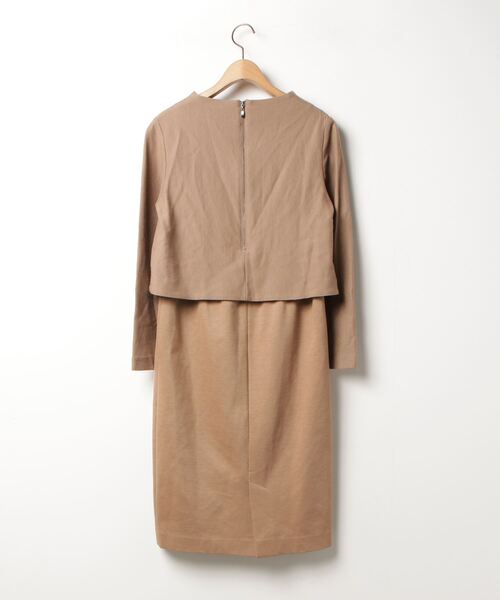「Modify」 ドッキングワンピース 40 ベージュ レディース_画像2