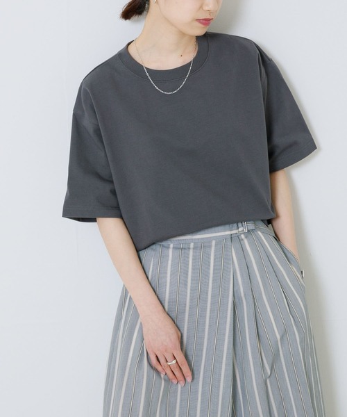 「URBAN RESEARCH」 半袖Tシャツ FREE チャコールグレー レディース