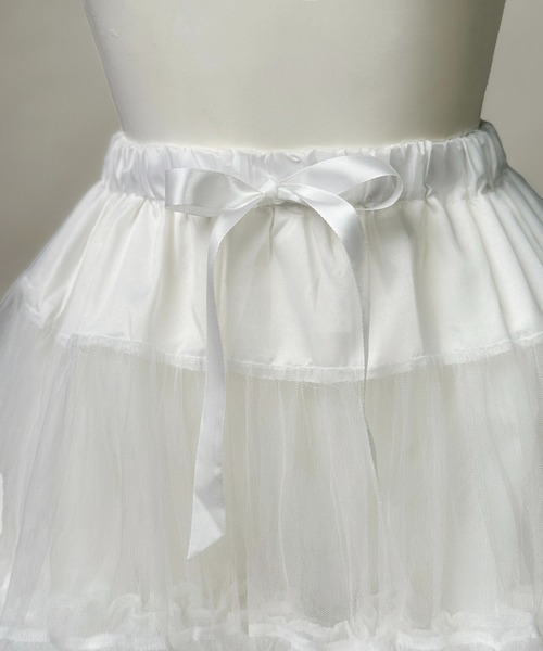 MAISON SELECT スカート 6A4 リボン付き ボリューム パニエ : ZOZOTOWN