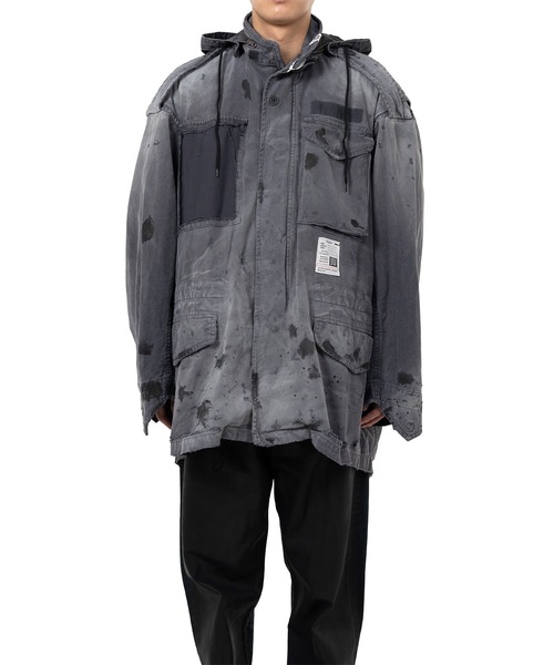 コート ジャケット Distressed Field Jacket メンズの画像