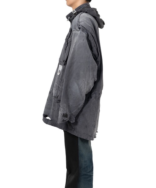コート ジャケット Distressed Field Jacket メンズの画像