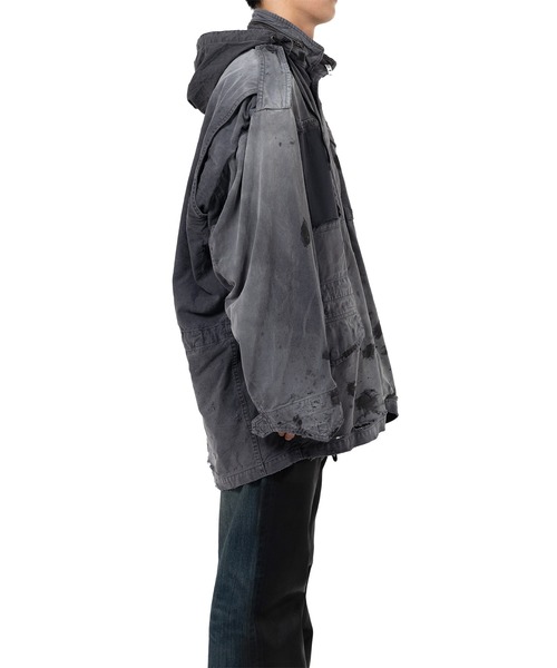 コート ジャケット Distressed Field Jacket メンズの画像