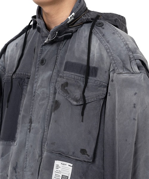 コート ジャケット Distressed Field Jacket メンズの画像