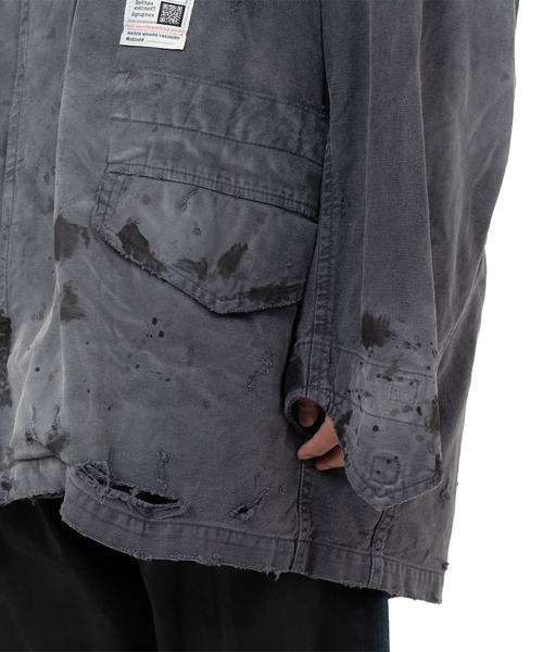 コート ジャケット Distressed Field Jacket メンズの画像