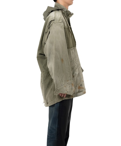 コート ジャケット Distressed Field Jacket メンズの画像