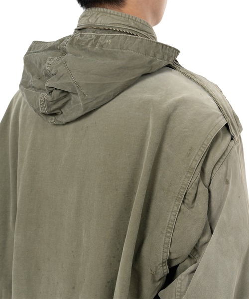 コート ジャケット Distressed Field Jacket メンズの画像
