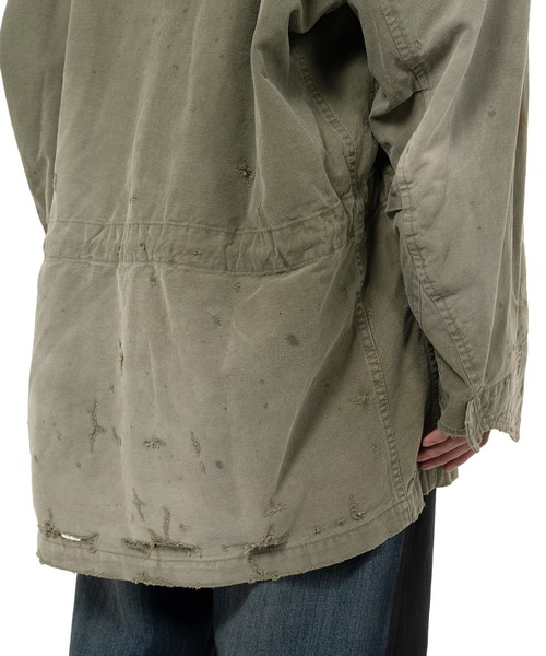 コート ジャケット Distressed Field Jacket メンズの画像