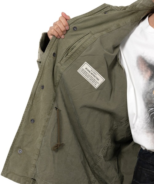 コート ジャケット Distressed Field Jacket メンズの画像