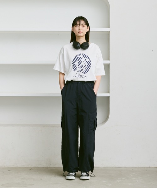 「flaner」 半袖Tシャツ MEDIUM ホワイト系その他2 レディース