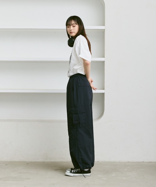 「flaner」 半袖Tシャツ MEDIUM ホワイト系その他2 レディース