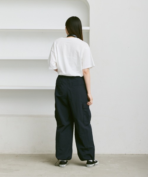 「flaner」 半袖Tシャツ MEDIUM ホワイト系その他2 レディース
