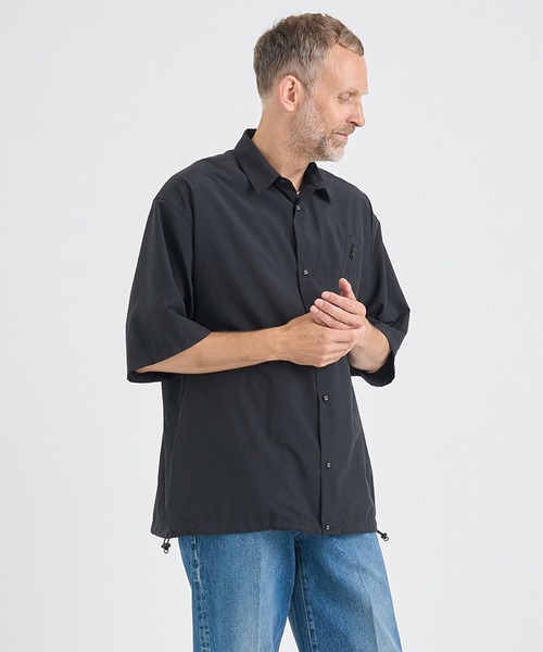 White Mountaineering メンズ シャツ ストライプ #139 White Mountaineering - STRIPE LONG SHIRT / Aライン