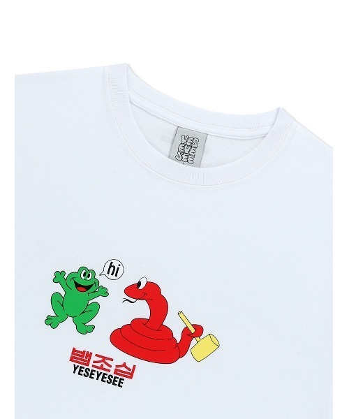 YESEYESEE tシャツ Beware of Snakes Tee メンズ レディース