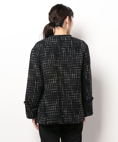 IENA（イエナ） ノーカラージャケット 38 ブラック レディース