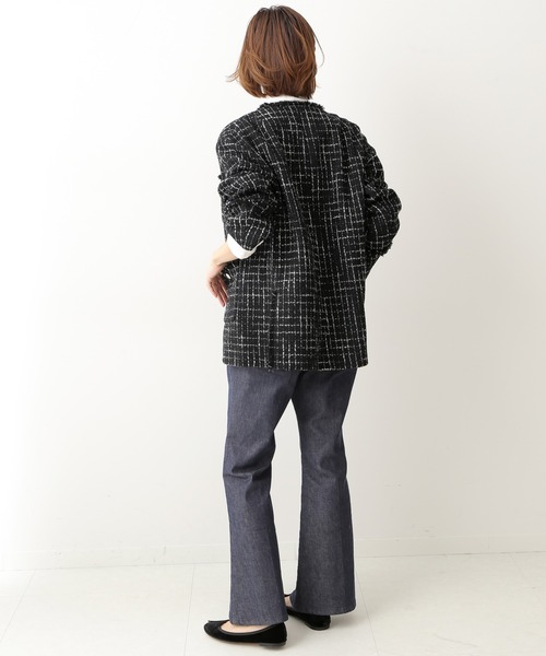 IENA（イエナ） ノーカラージャケット 38 ブラック レディース