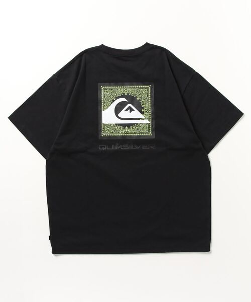 [Quiksilver] короткий рукав футболка M белый мужской 