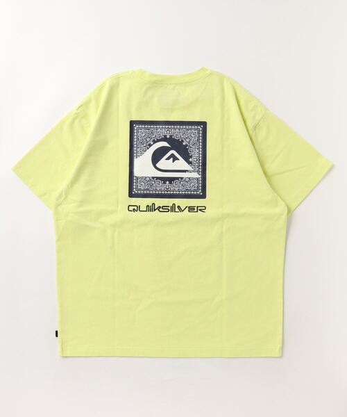[Quiksilver] короткий рукав футболка M белый мужской 