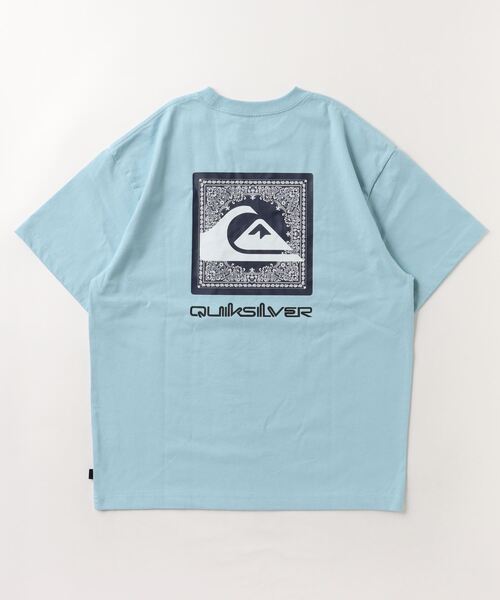 [Quiksilver] короткий рукав футболка M белый мужской 
