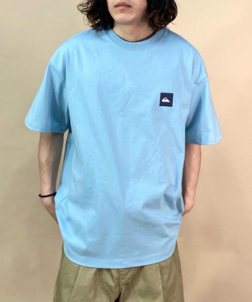 [Quiksilver] короткий рукав футболка M белый мужской 
