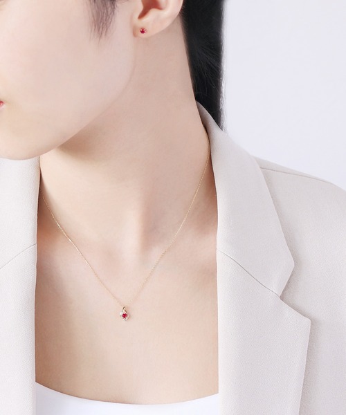 淡水パール Estelle（エステール）　ネックレス パール径約3.2-6.0mm 首周り約49cm 箱付き ESTELLE（エステール） ネックレス 6月誕生石 K10 ピンクゴールド