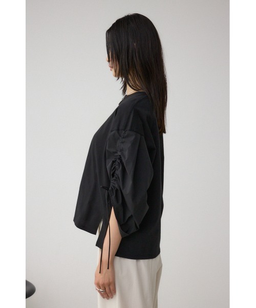 AZUL BY MOUSSY（アズールバイマウジー） tシャツ ギャザースリーブ